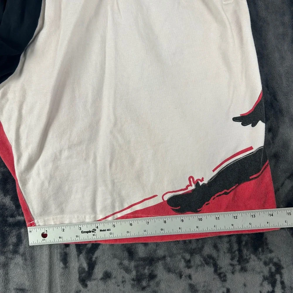 Air Jordan Shorts Mens XL Black White Red Split Jumpman Graphic Cotton